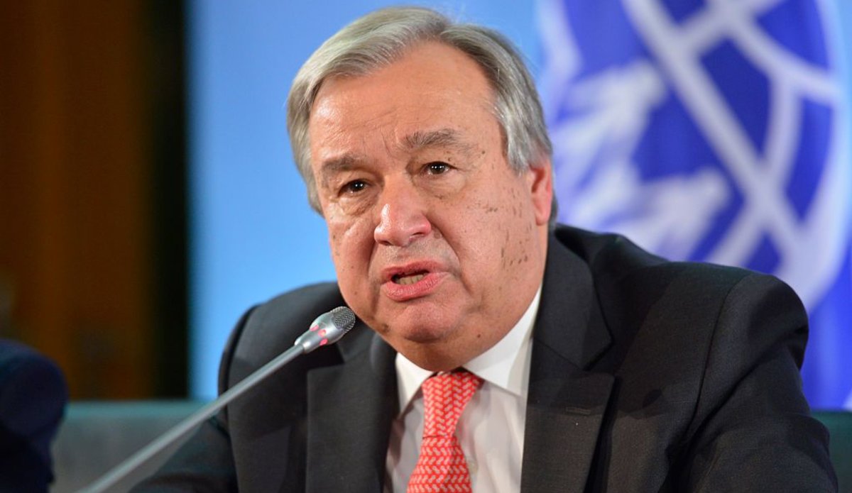 Ant&oacute;nio Guterrez, inst&oacute; hoy en su felicitaci&oacute;n de A&ntilde;o Nuevo a la "cooperaci&oacute;n internacional" para superar en 2019 los "peligros" a los que se enfrenta el mundo.