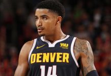 El alero Gary Harris logró 27 puntos y ayudó a los Nuggets a derrotar de visitantes por 112-113 a los Trail Blazers de Portland
