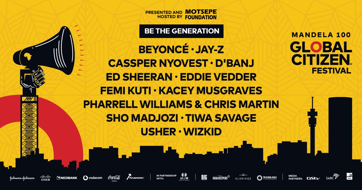 Esta edición especial en Johannesburgo está auspiciada por la fundación sudafricana Motsepe y por la Casa Mandela, con el apoyo de múltiples patrocinadores.