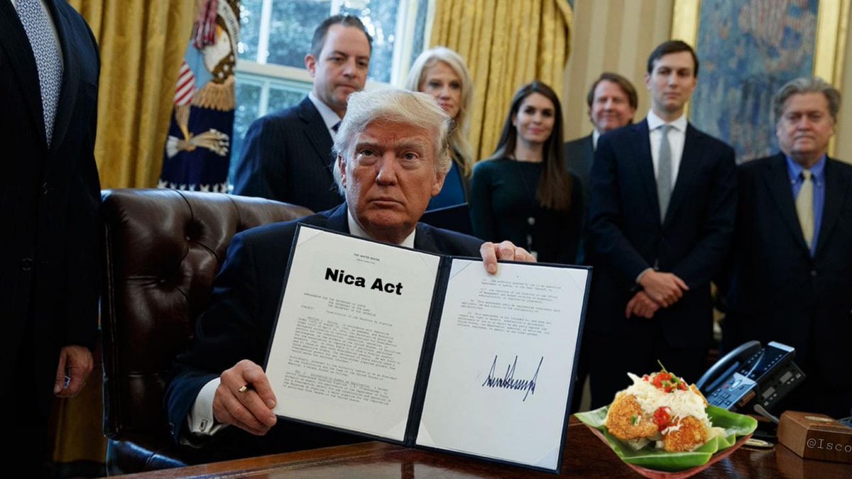 La "Nica Act", firmada el jueves por Donald Trump, impone sanciones individuales para miembros del Gobierno de Daniel Ortega y limita el acceso de Nicaragua a préstamos internacionales