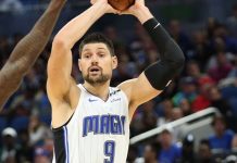 Nikola Vucevic se acercó al triple-doble y los Magic de Orlando ganaron 116-87 a los líderes de División los Raptors de Toronto.