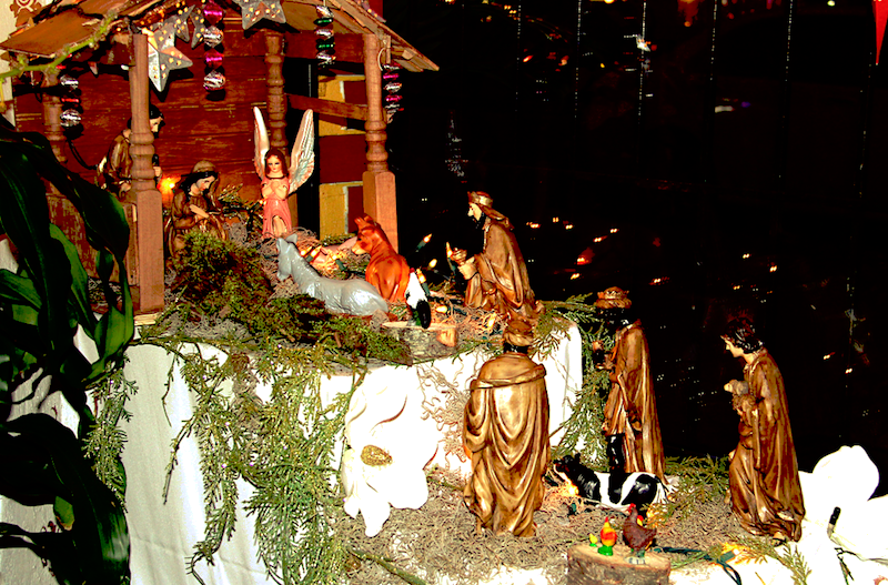 El pesebre o nacimiento dio la bienvenida a los peregrinos que ped&iacute;an posada y es un s&iacute;mbolo del verdadero significado de la Navidad, que trae un mensaje de paz, hermandad y amor entre los seres humanos.