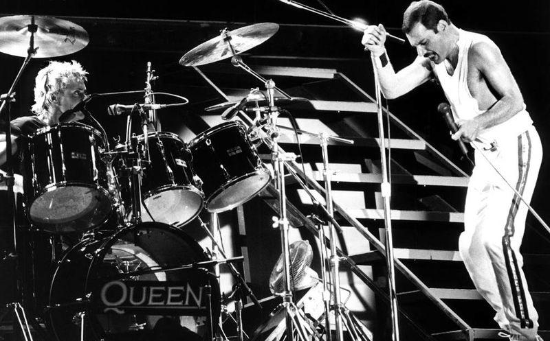 Imagen del cantante Freddie Mercury, fundador y l&iacute;der del grupo brit&aacute;nico "Queen".