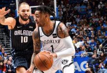115-117. D'Angelo Russell iguala su marca y lidera a los Nets D'Angelo Russell igualó su marca con 40 puntos, los Nets de Brooklyn remontaron una desventaja de 21 puntos y ganaron a domicilio.