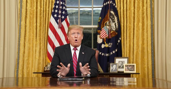 Donald Trump, presentó hoy una propuesta para poner fin al cierre de la Administración.