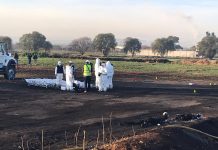 Sigue levantamiento de cuerpos tras explosión de toma clandestina en México Por el elevado grado de calcinación de algunos de los cadáveres, la identificación de algunos cuerpos se estima complicada.