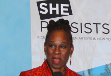 Charlene McCray, Primera Dama de la Ciudad de Nueva York, inauguró en los salones de Gracie Mansion la exhibición “Ella persiste, un siglo de mujeres artistas en Nueva York”.