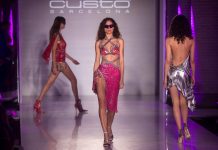 El diseñador se decantó por vestidos con pronunciados escotes en pico tanto en la espalda como en el pecho y sensuales transparencias.