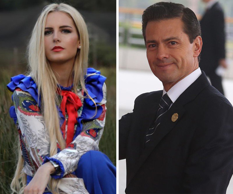 Pe&ntilde;a Nieto y la modelo mexicana, Tania Ruiz