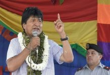 "América Latina nunca volverá a ser el patio trasero de EE.UU.", concluyó el jefe de Estado boliviano, uno de los aliados políticos del presidente de Venezuela, Nicolás Maduro.