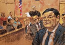 rocesado por narcotráfico, el Chapo fue declarado culpable de diez cargos tras unos tres meses de proceso contra él.