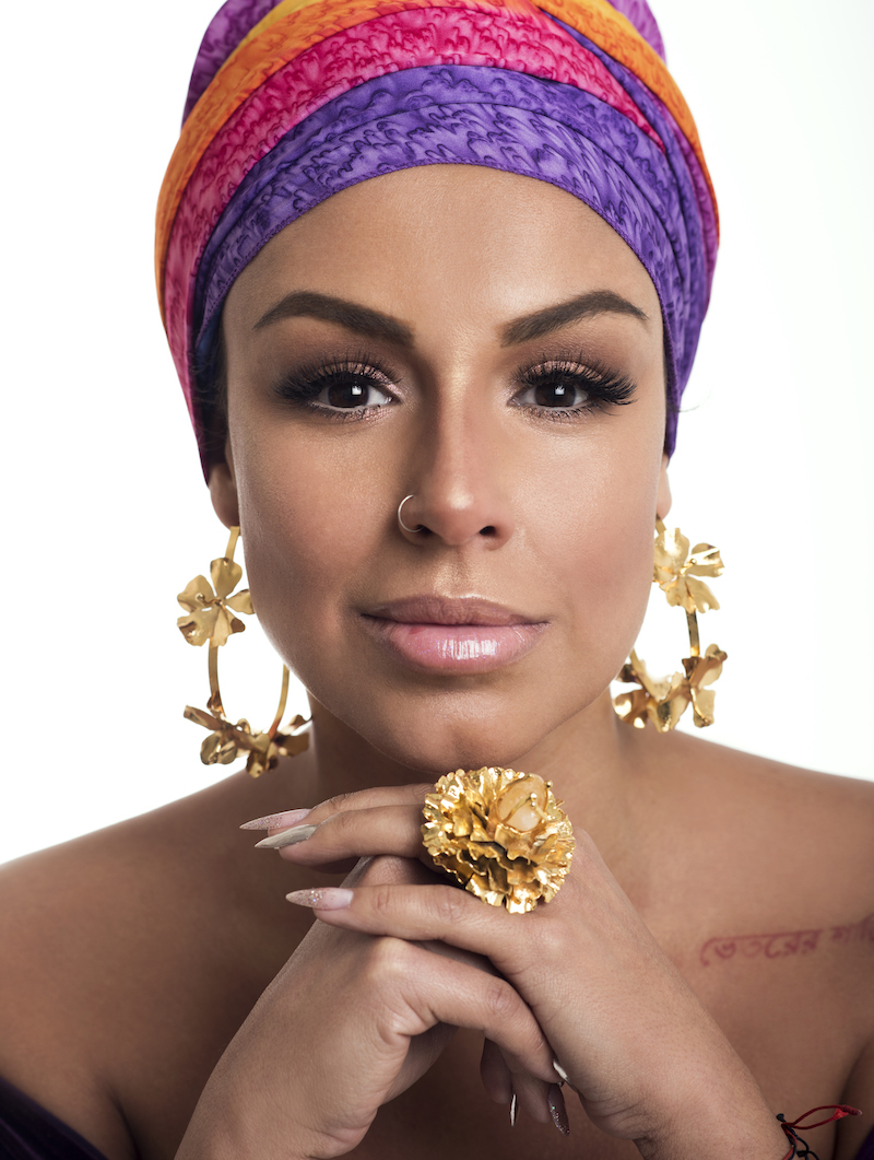 La cantante colombiana Ma&iacute;a.