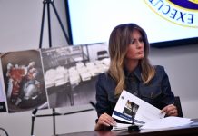 "Tengo planeado hablar con ella (Ruiz) sobre la crisis de los opioides", dijo Melania.