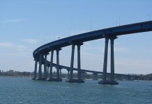 Puente de Coronado, San Diego, California.