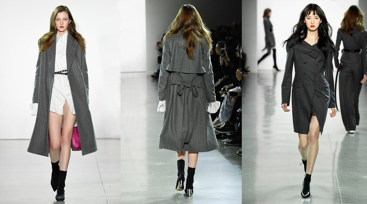 aoray Wang present&oacute; este s&aacute;bado en Nueva York una colecci&oacute;n de oto&ntilde;o-invierno en la que destac&oacute; el traje entallado.