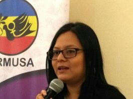 Carmen Urquilla, representante de Ormusa.