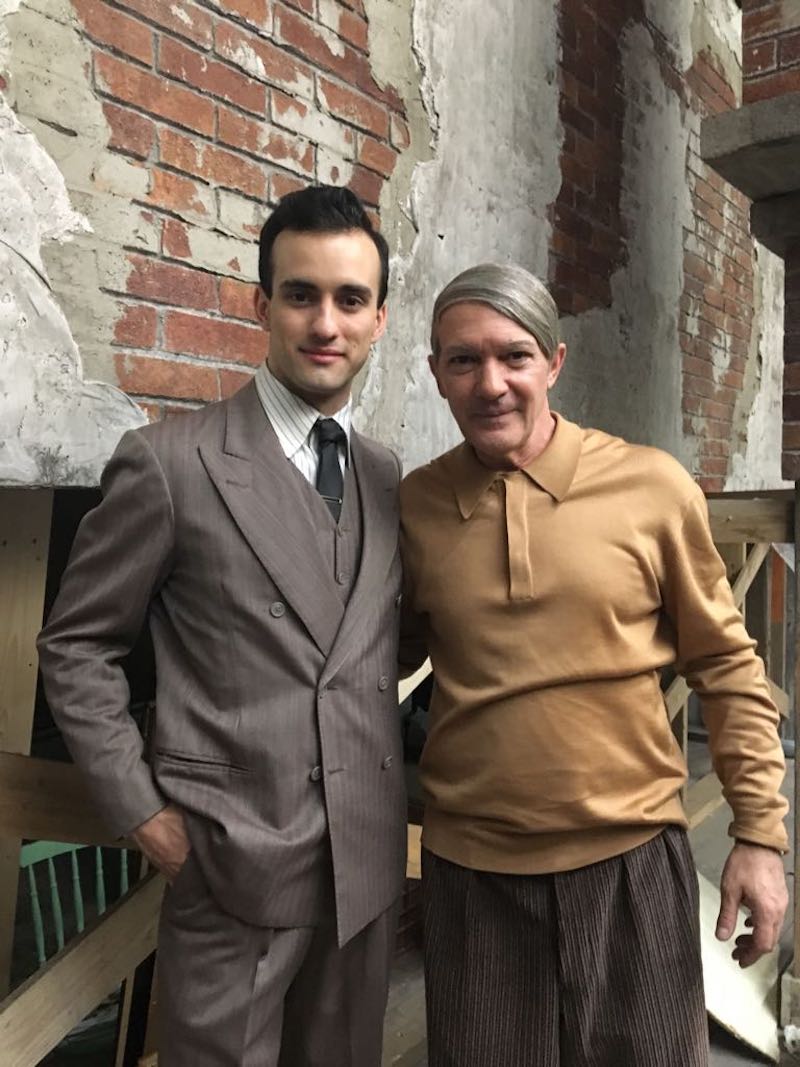 Christian López Lamelas y Antonio Banderas