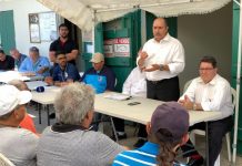 Carlos Flores, culminó hoy el séptimo y último ciclo de distribución de materiales de pesca a 400 pescadores.