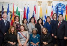 Nueva junta directiva del Desfile de la Hispanidad.