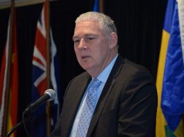 El primer ministro de Santa Lucía, Allen Chastanet.