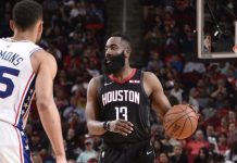 Nada detiene la inspiración encestadora del escolta estrella James Harden que aportó un doble-doble de 31 puntos.