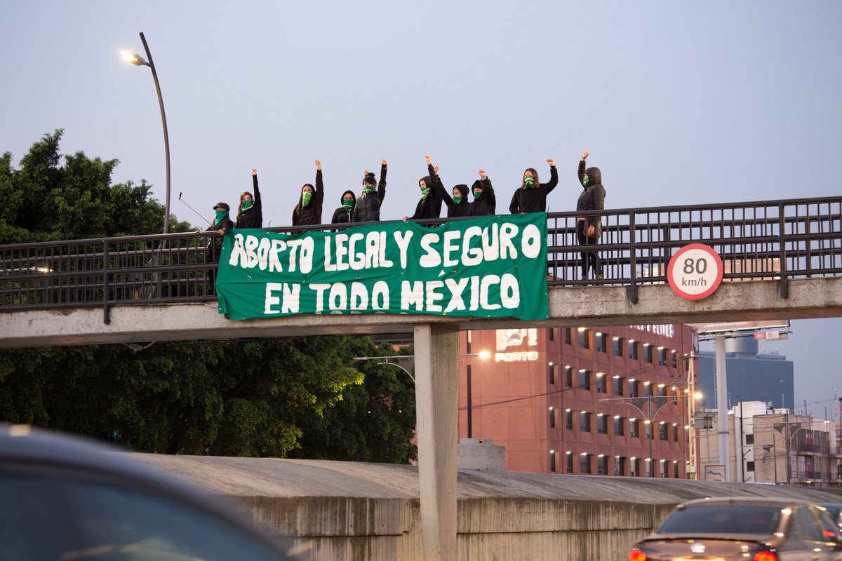 Estas mujeres manifestaron que con la penalizaci&oacute;n del aborto se criminaliza a las mujeres y pone sus vidas en riesgo.