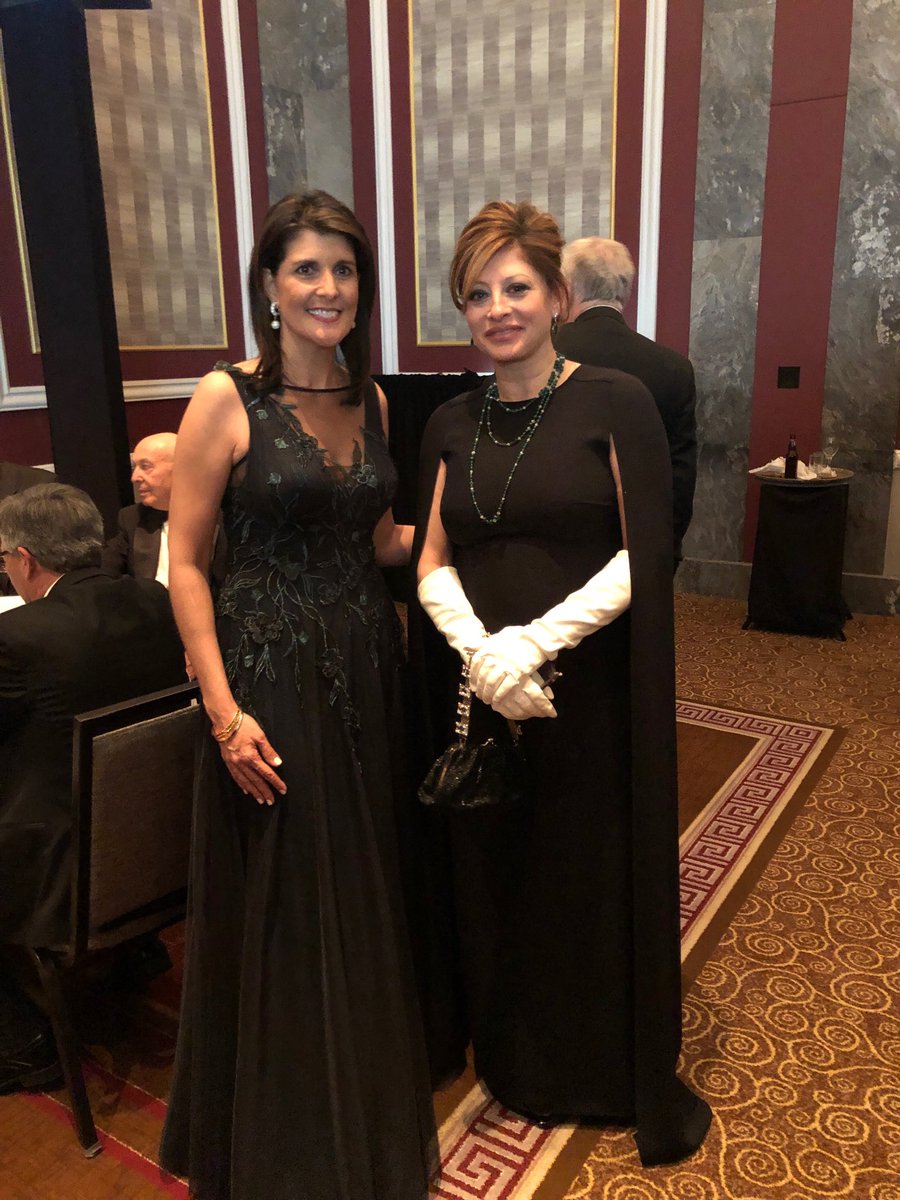 Nikki Haley y Maria Bartiromo.
