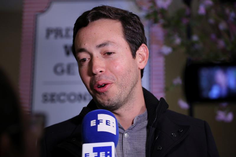 El director de cine colombiano Rafael Martínez asiste a la inauguración de la 7a edición del Festival de Cine Colombiano este Jueves, en Nueva York