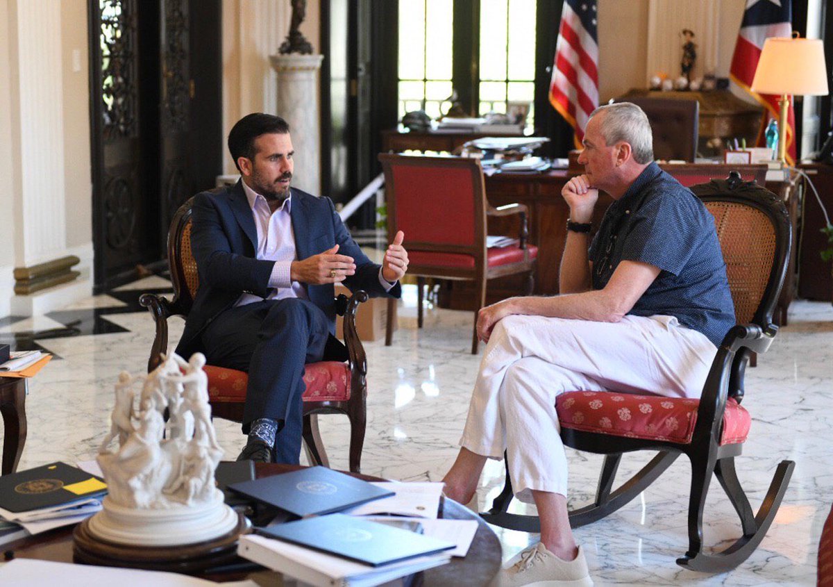 Ricardo Rossell&oacute; y Phil Murphy.