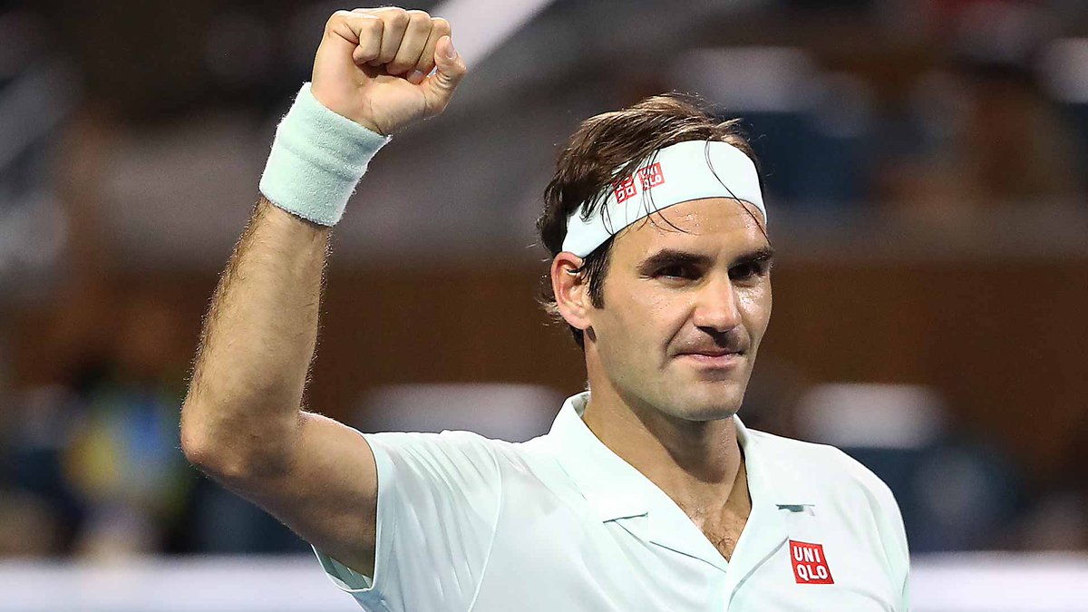 Roger Federer avanz&oacute; este viernes a la final masculina del Abierto de Miami.