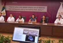 El procedimiento, que se llevó a cabo en el hospital regional "General Ignacio Zaragoza" del Instituto de Seguridad y Servicios Sociales de los Trabajadores del Estado (ISSSTE).