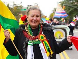 Vilma Aguilar es una activista cultural de origen boliviano que promueve a nivel internacional la riqueza de las danzas del país andino.