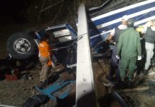 El accidente ocurrió en la carretera Jarabacoa-La Vega, de acuerdo con la información.