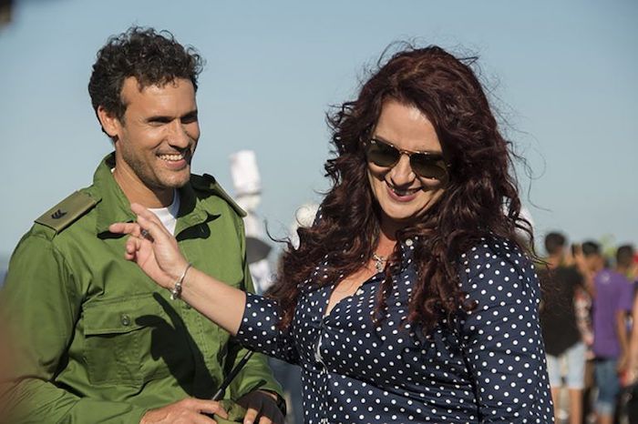 Yadier Fernández y Blanca Rosa Blanco.
