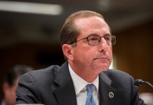 Secretario Alex Azar.
