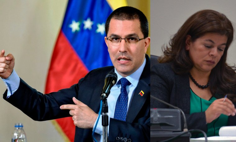 El Gobierno impuso hoy sanciones contra el canciller venezolano, Jorge Arreaza, y la jueza Carol Padilla.