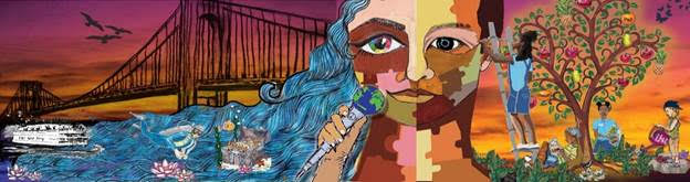 &ldquo;We are a Connected Community,&rdquo; por la artista Alice Mizrachi y miembros de Venture House.