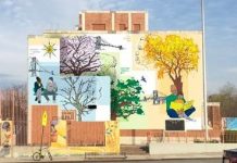 Murales en Brooklyn y Staten Island, elaborados con la participación comunitaria, tratan temas de salud mental “Feeling All Four Seasons, Bridging All Four Seasons” por la artista Julia Cocuzza y miembros de Baltic Street.
