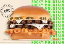 "Solo por hoy", hamburguesas con extracto de marihuana en local de Colorado "Rocky Mountain High Cheeseburger Delight CBD".