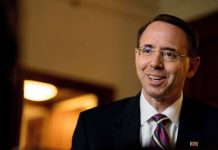 El vicefiscal general, Rod Rosenstein, presentó su dimisión.