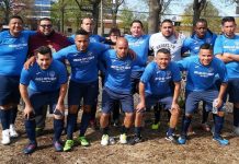 Fútbol Nueva York: El Amigos de Alex FC y F.C. Comunicaciones vuelven a perder en la Liga Guatemala La primera formación que presentó los Amigos de Alex F.C., en la apertura del campeonato 2019, en la Liga de Fútbol Guatemala. (Foto: Buki Chapin)