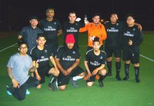 Jugadores integrantes del Cafeteros que vienen realizando una muy buena campaña en el campeonato de la Liga Mexicana de Futbol Brooklyn, Sunset Park. (Foto: Buki Chapin)