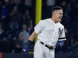 Gio Urshela conectó sencillo remolcador de la carrera de la victoria de los Yankees.