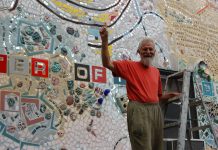 El "Jardín Mágico", el delirio multicolor de un artista de Filadelfia El "Jardín Mágico", el delirio multicolor de un artista de Filadelfia.