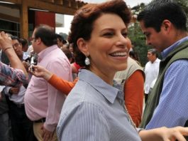 Karime Macías, esposa del exgobernador de Veracruz (2010-2016), Javier Duarte,.