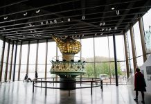 Interior del Museo de la Estatua de la Libertad, un espacio de 8.000 metros cuadrados destinados al legado e influencia de uno de los símbolos más universales de la humanidad.