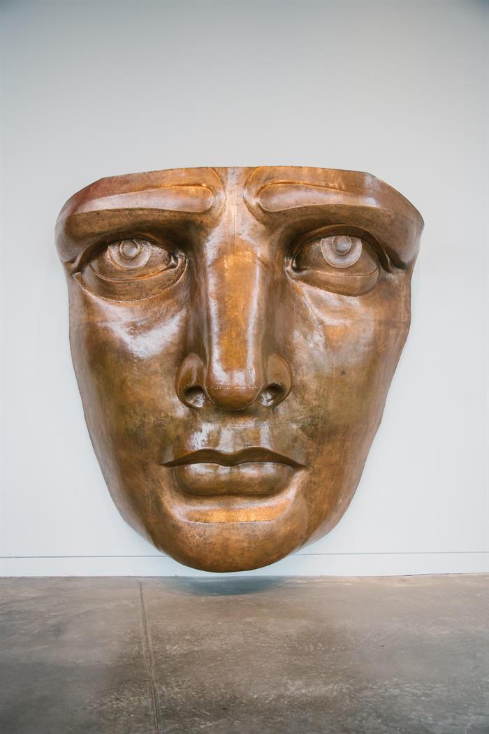 Modelo del rostro de la Estatua de la Libertad.