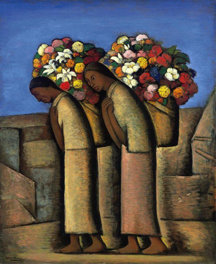 Las Floreras de Alfredo Ramos Mart&iacute;nez.