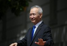 viceprimer ministro chino y líder negociador del país asiático, Liu He.