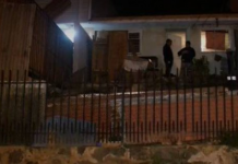 La vivienda en la que fueron encontrados, en el sector Santa Inés, de Viña del Mar.
